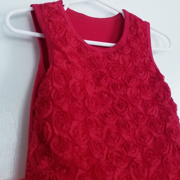 Baby Girl's Red Tutu Dress - Picture 4 of 13